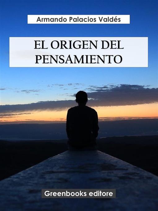 Cover image for El origen del pensamiento